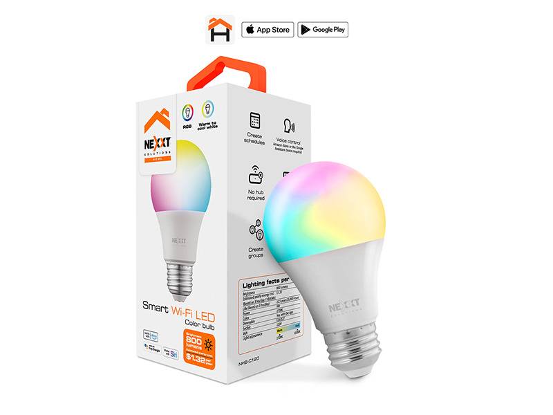 Bombilla Multicolor Led Inteligente Wi-Fi 220V