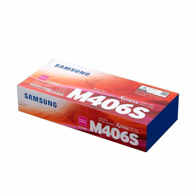 Toner Original Samsung Clt-M406S (Su256A) Magenta. Rendimiento 1.000 Copias.