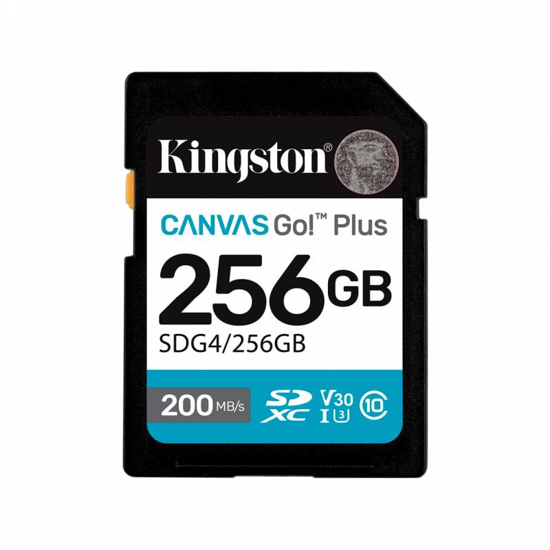 Tarjeta De Memoria Kingston Sd Canvas Go! Plus