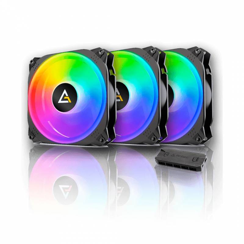 Pack 3 Ventiladores Antec Prizim X120 Argb 3+C