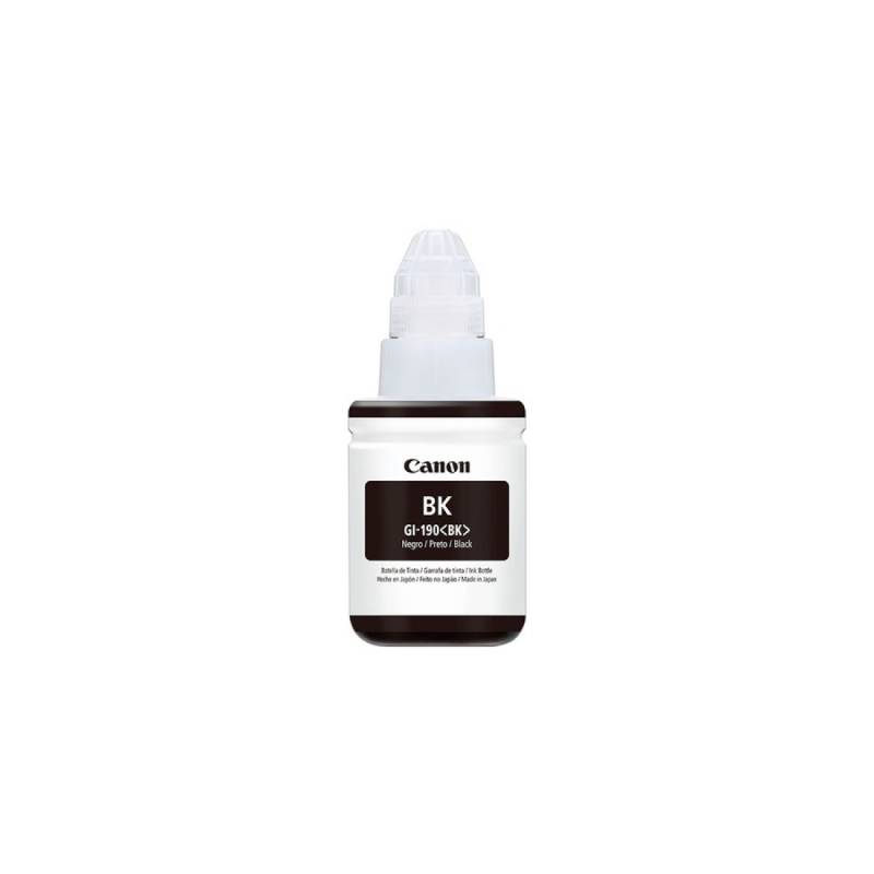 Botella De Tinta Original Canon Gi-190 Bk Negro 135 Ml – 0667C001Ac