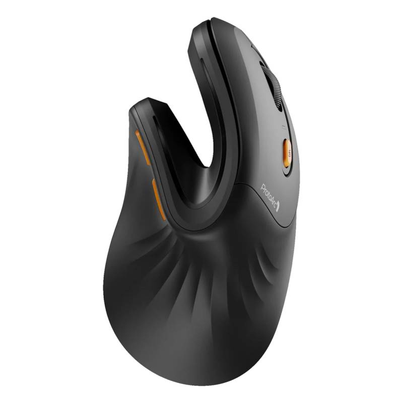 Mouse Ergonómico Vertical Protoarc Em11-Nl Inalámbrico Bluetooth + 2.4Ghz 2400 Dpi Negro