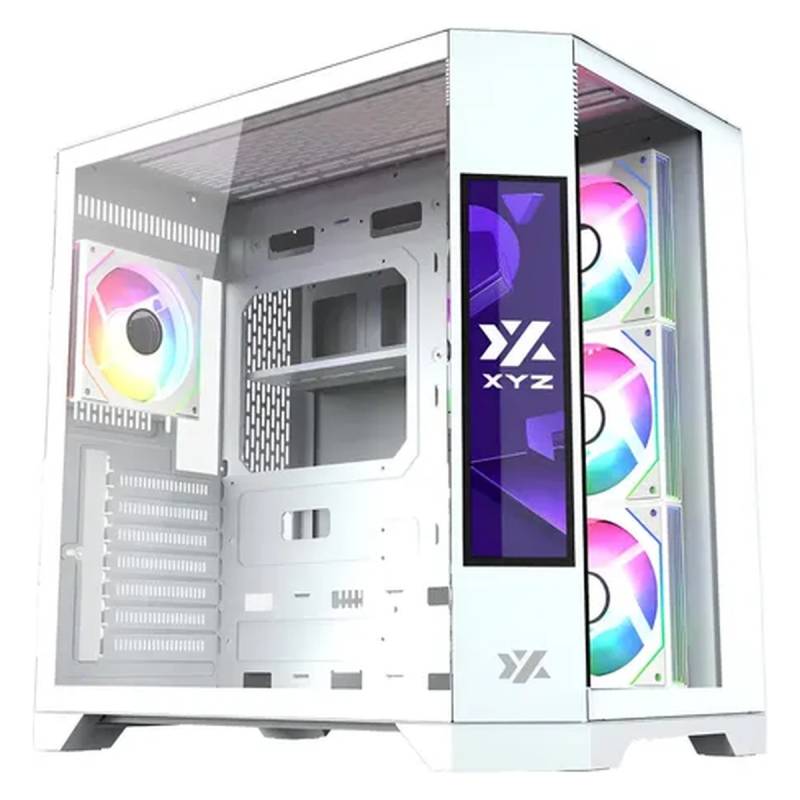 Gabinete Gamer Hsi Xyz-Sa-969 Torre Atx Blanco