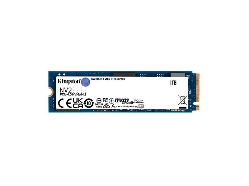 Disco Sólido Ssd Interno Kingston 1Tb Nv2 Pcie 4.0 X4  Nvme M.2.  2280 (Snv2S/1000G)