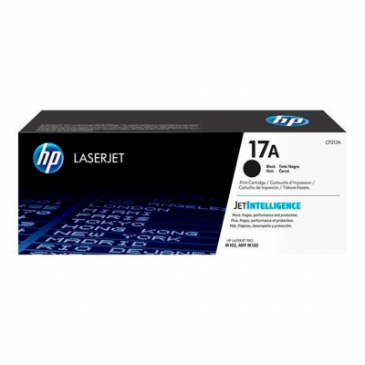 Toner Original Hp Cf217A (17A) Negro. Rendimiento 1.600 Copias.