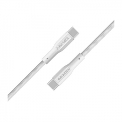 Cable Promate Xcord-Cc200 Blanco Usb-C A Usb-C 2M