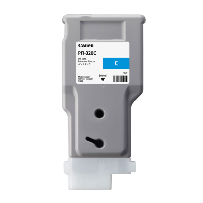 Cartucho De Tinta Canon Original Pfi-320C Cyan P/ Plotter Tm-305