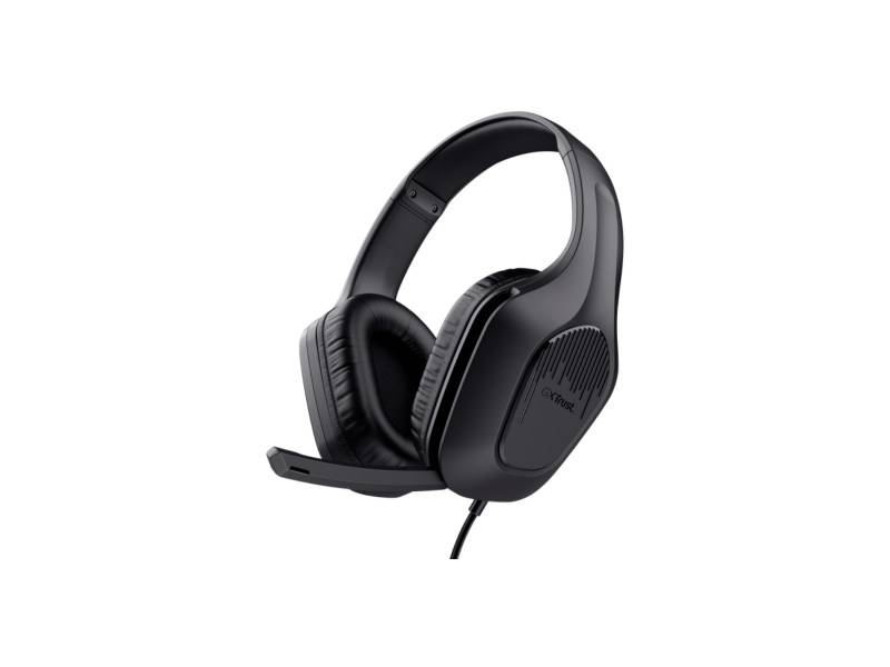 Auriculares Gaming Trust Gxt415  Zirox Negro Pc/Consola