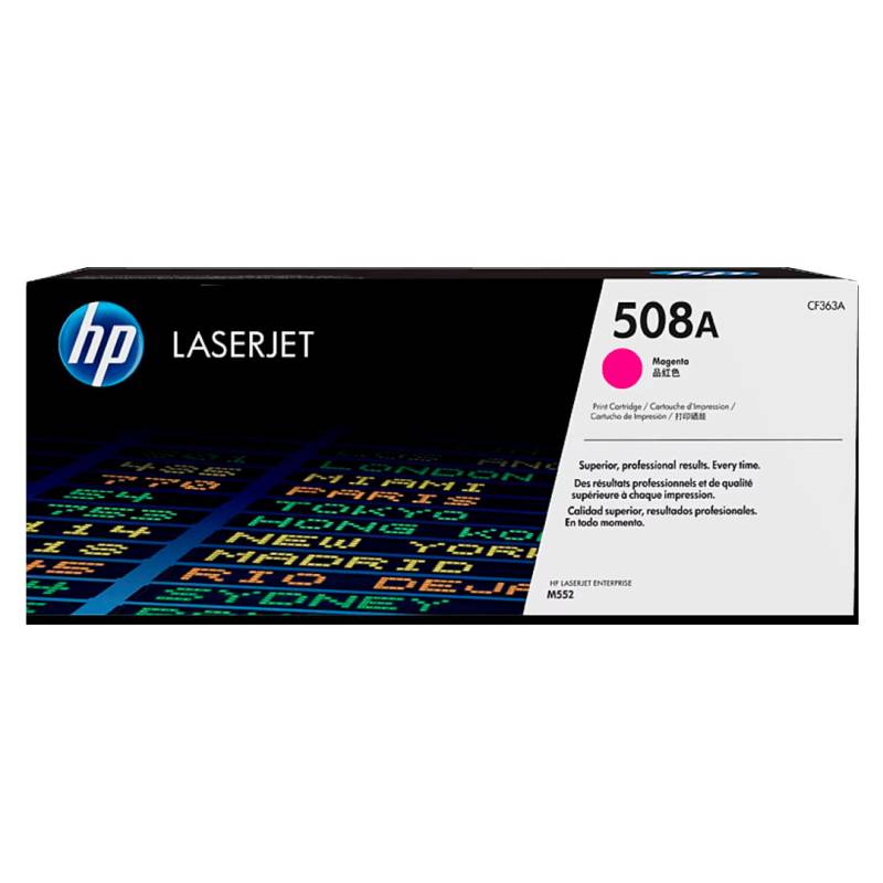 Cartucho De Tóner 508A Cf363A Hp Magenta Original Laserjet
