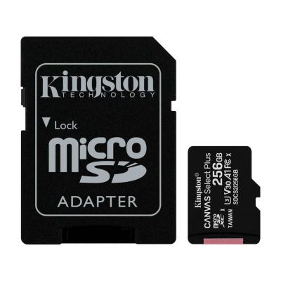 Memoria Micro Sd Kingston 256Gb 100Mb/S 85Mb/S