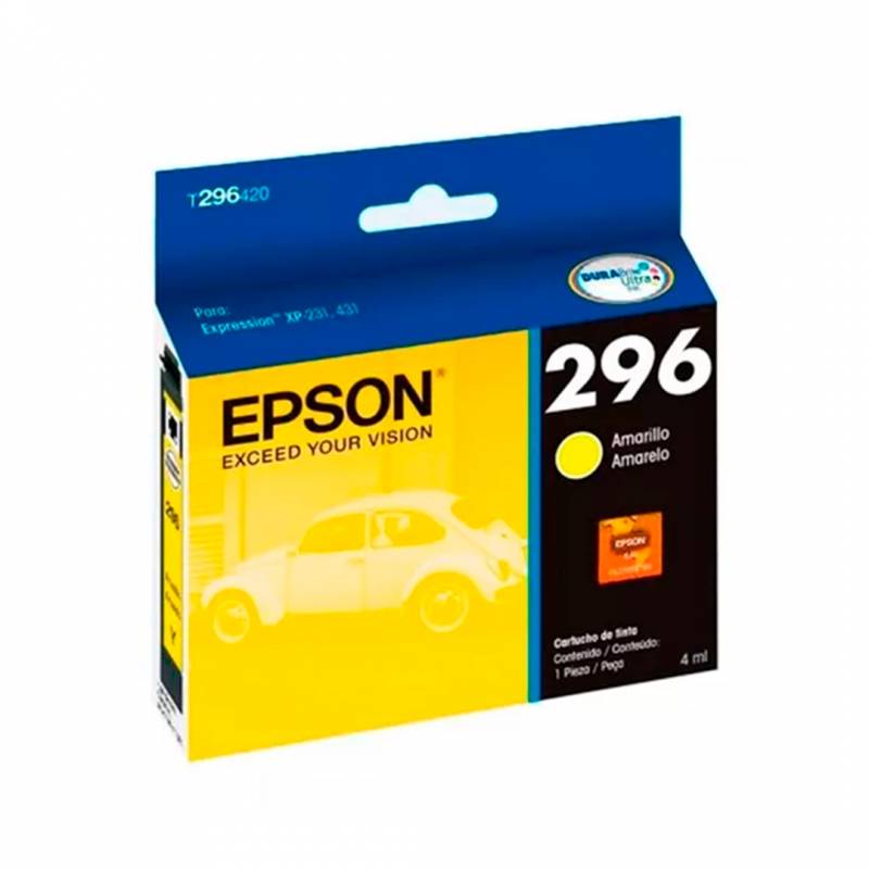 Cartucho De Tinta Epson Original T296420-Al Amarillo