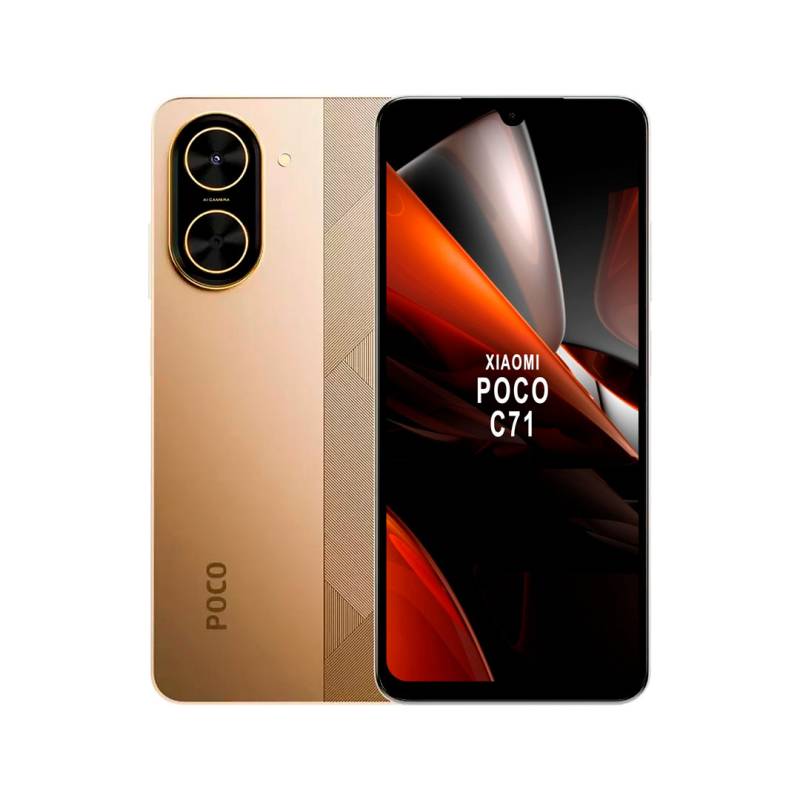 Smartphone Poco C71 Xiaomi 4Gb 128Gb Dual Sim 6.88 120Hz Dorado