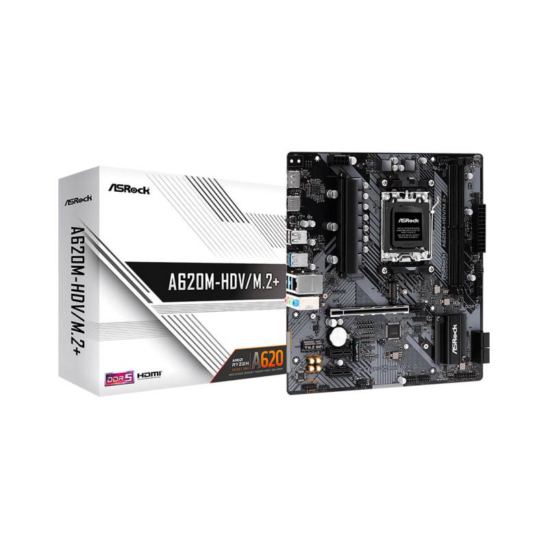 Tarjeta Madre Asrock A620M-Hdv/M.2+ Socket Am5