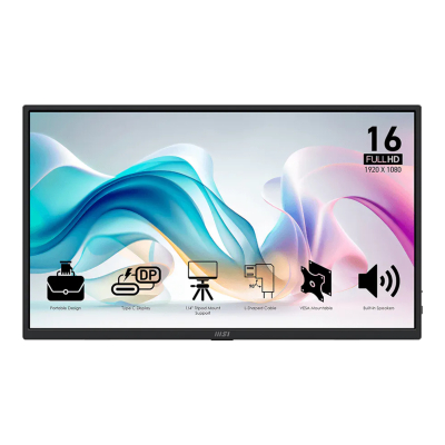 Monitor Portátil Msi Pro Mp165 E6 15.6