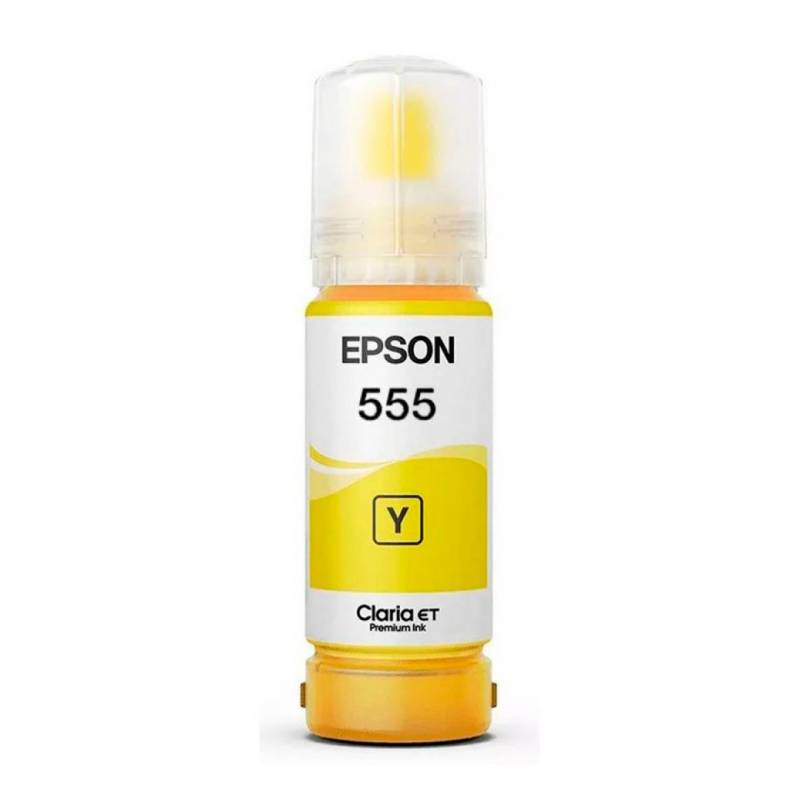 Botella De Tinta Original Epson T555420-Al Amarilla