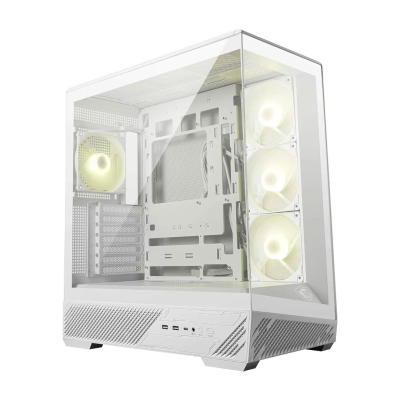 Gabinete Mid Tower Mag Pano 130R Pz Msi Blanco