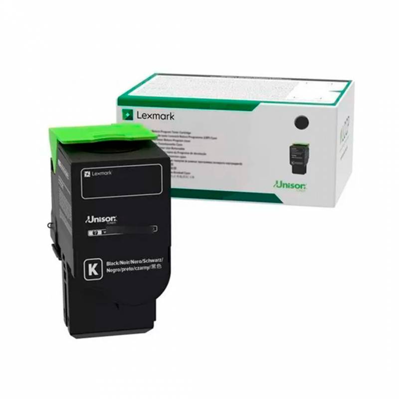 Toner Original Lexmark 71C80K0 Negro. Rendimiento 5.000 Copias.