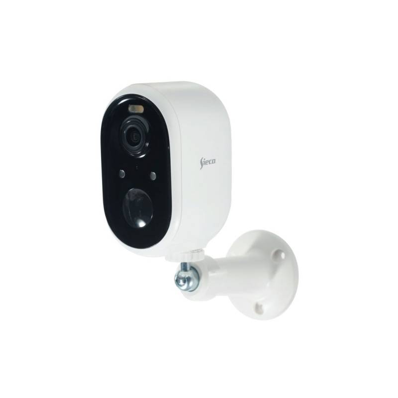 Cámara Ip Bullet S46-Ch Sieco Wi-Fi Batería 3Mp Blanco