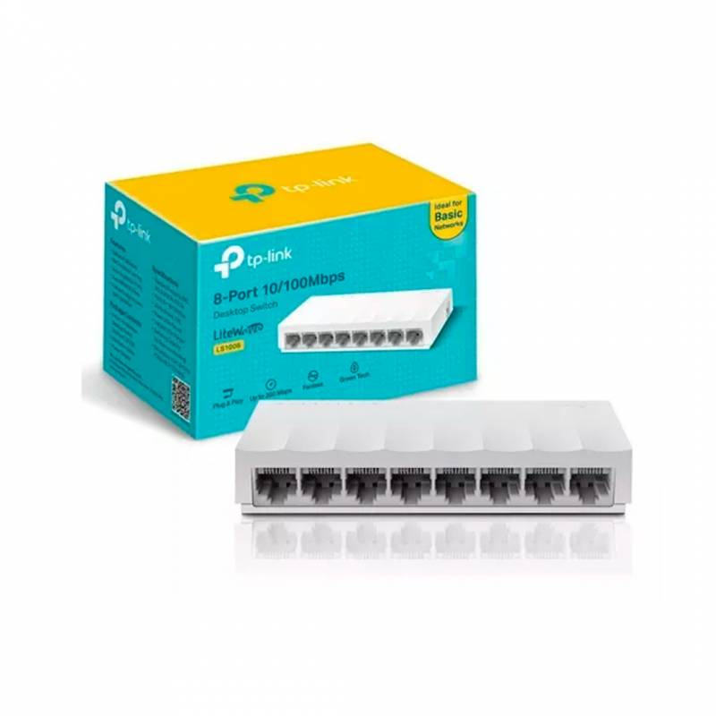 Switch Tp-Link Ls1008 | 8 Puertos 10/100