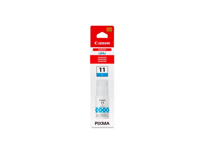 Botella De Tinta Canon Gi11C Cyan 70Ml.