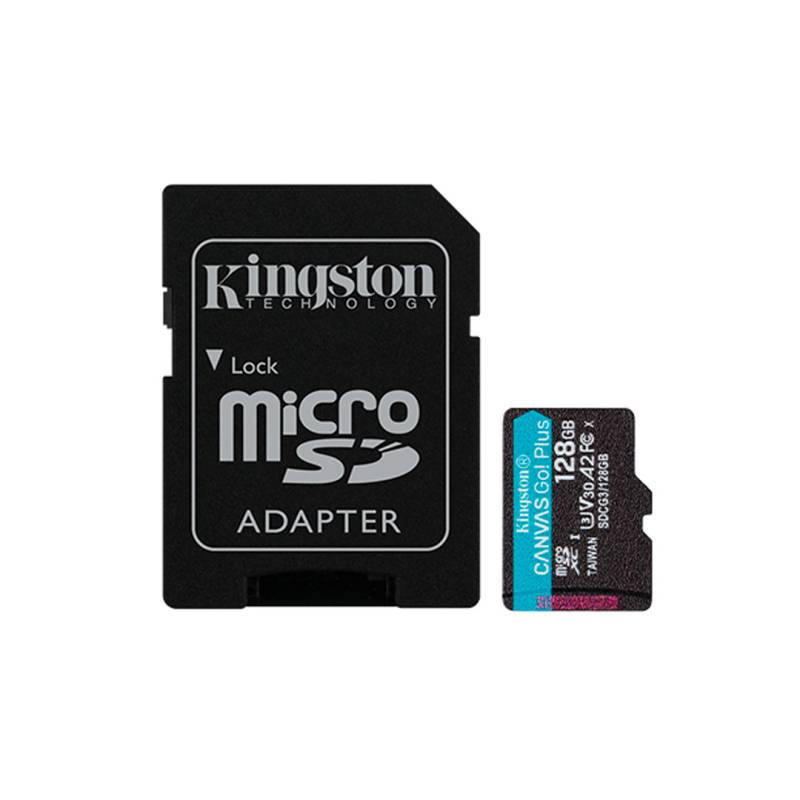 Tarjeta De Memoria Kingston Microsd Canvas Go! Plus 128Gb