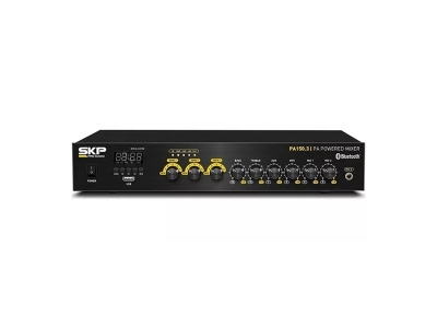 Amplificador Skp Pa-150.3 Triple Zonas Salida 70v100v,4,8,16