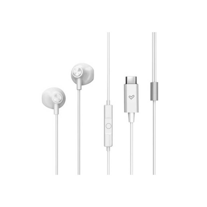 Energy Sistem 459278 Earphones Easypods Snow Usb-C 1.2M