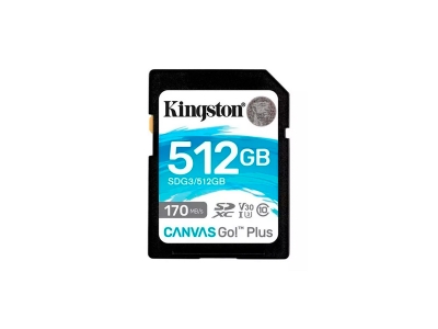 Tarjeta De Memoria Microsdxc 512 Gb Kingston Canvas Go! Plus