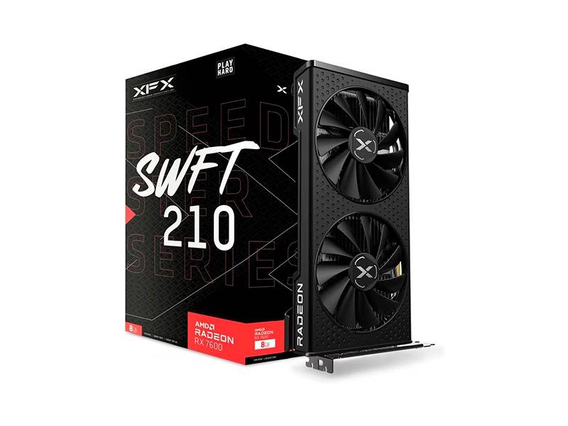 Tarjeta De Video Xfx Radeon Rx 7600 Speedster Swift 8 Gb Gddr6.
