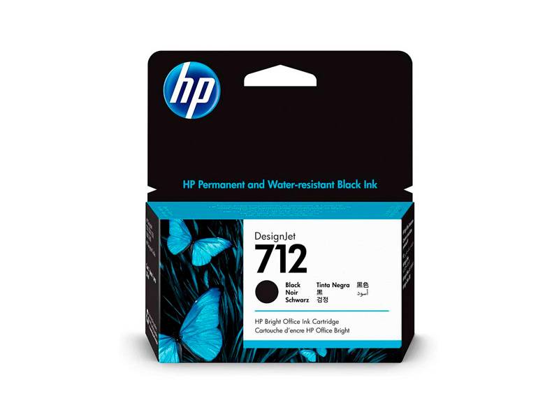 Cartucho De Tinta Original Hp 712 Negro 80Ml