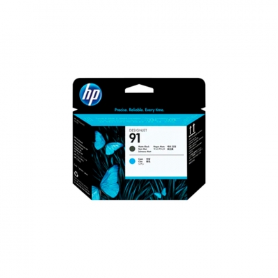 Cabezal Original Hp Negro Mate Y Cyan C9460A (91)