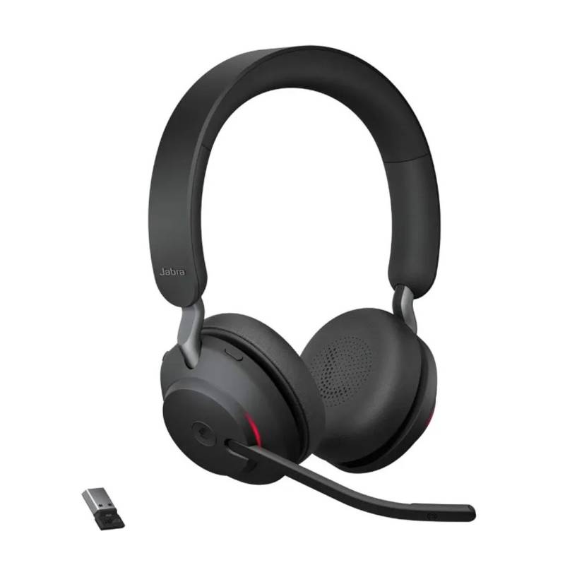 Headset Evolve2 65 Duo Link 390A 26599-999-999 Jabra Microsoft Teams Inalámbrico