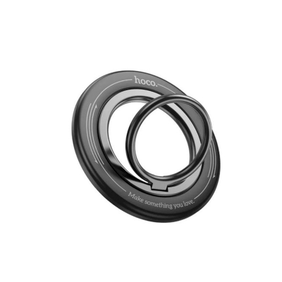 Soporte Para Smartphone Con Anillo Magnético Negro Hoco Gh3