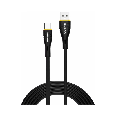 Cable Usb-C A Usb-A Flc2608Cb Philco 20W 1,2 M Negro Cable