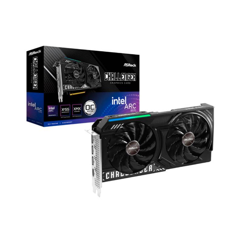 Tarjeta Gráfica Arc B570 Challenger Oc 10Gb B570 Cl 10Go Asrock