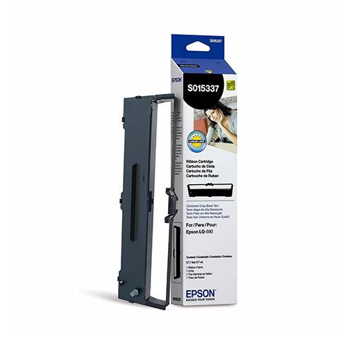 Cinta Epson S015337 Negra Para Impresora Matricial Lq-590 / Lq-590Ii