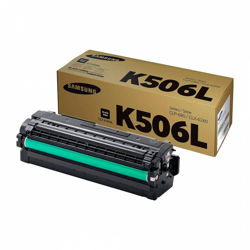 Toner Original Samsung Clt-K506L (Su175A) Negro. Rendimiento 6000 Copias.