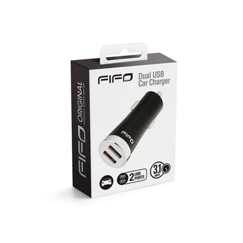 Cargador Fifo Compacto Para Auto 12 V Dual Usb
