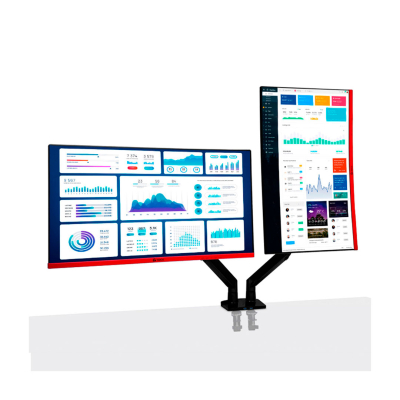 Teros Soporte Doble Para Monitores (Te-7114)