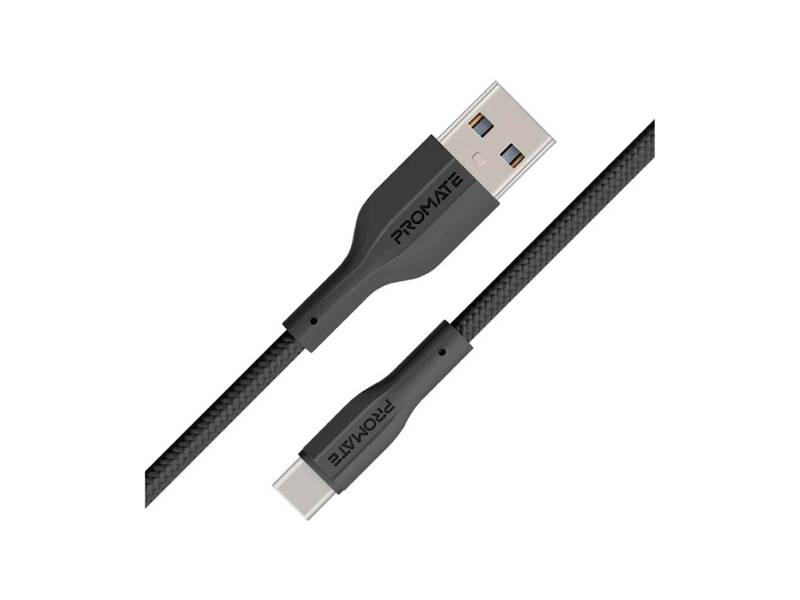 Cable Promate Xcord-Ac.black Usb-A A Usb-C 1M.