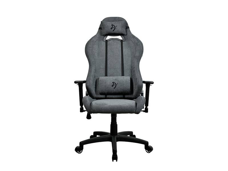 Silla Gamer Arozzi Torreta Soft Fabric Gris.