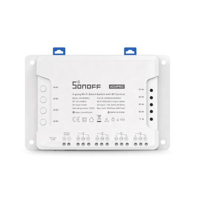 Switch Inteligente 4Ch Pro R3 M0802010004 Sonoff Wifi Rf 433Mhz 4 Canales