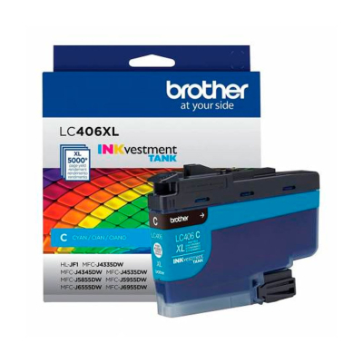 Cartucho De Tinta Lc406Xlcs Brother Cian Alto Rendimiento