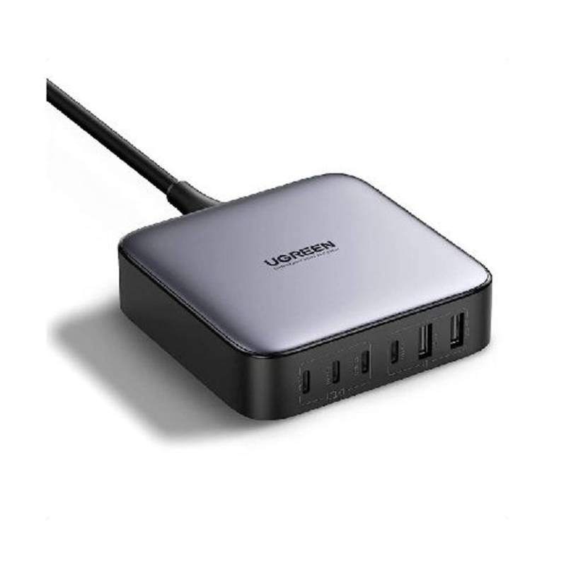Cargador Escritorio 40914 Ugreen 200W Gan Usb-C/Usb-A Negro