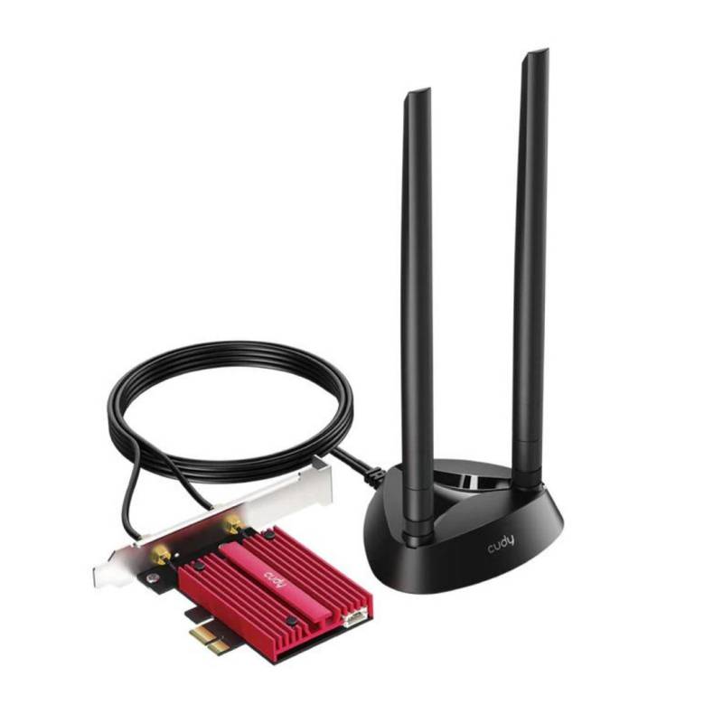 Adaptador Wi-Fi We4000 Cudy Wi-Fi 6E Ax5400 Pcie Con Bluetooth 5.3.