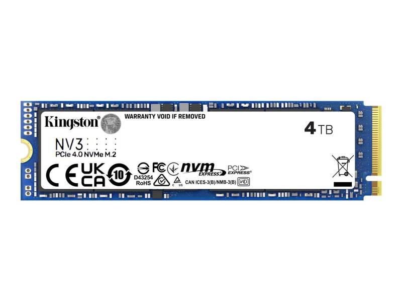 Disco Ssd Kingston Nv3 4Tb M.2 2280 Pcie 4.0 X4 Nvme