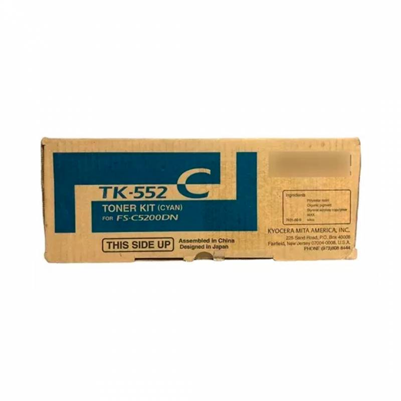 Toner Original Kyocera Cyan. Tk-552C