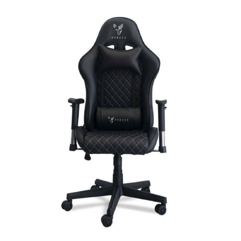 Silla Gamer Pegasus Negro/Plateado Oc-826Tgy Perseo