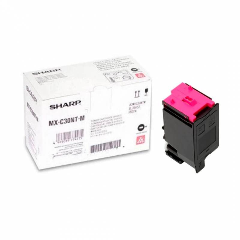 Toner Original Sharp Mx-C30Nt-M Magenta. Rendimiento: 6.000 Copias