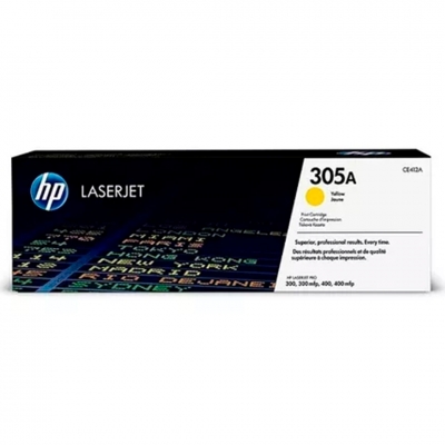 Toner Original Hp Cf412A (412A) Amarillo. Rendimiento 2.300 Copias.